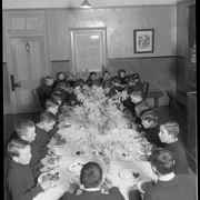 Child Welfare Farm Home for Boys, Mittagong - evening meal